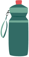 Illustration of a water bottle